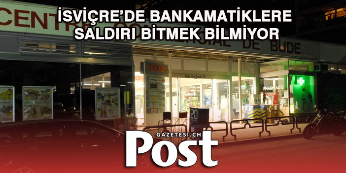 BİR BANKAMATİĞE DAHA BOMBALI SALDIRI