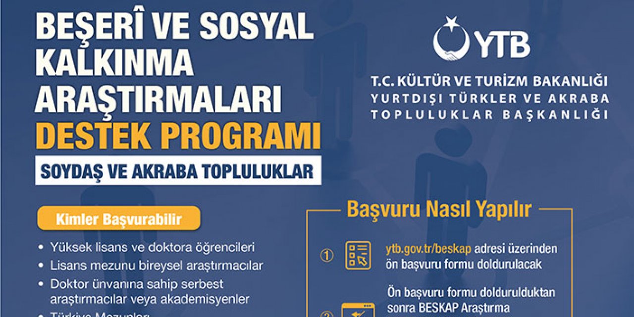 Kardeş topluluklara yönelik araştırmalara YTB'den destek