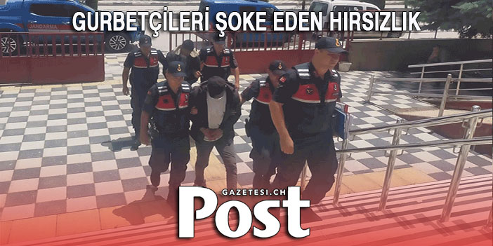 Gurbetçilerin evlerini soyan şahıslar yakalandı