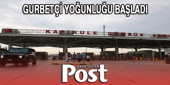 Kapıkule’de Avrupalı Türk yoğunluğu