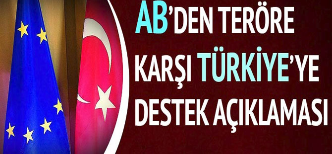 AB’den Türkiye’ye Destek