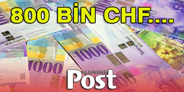 DOLANDIRCILAR 800 BİN CHF GÖTÜRDÜ