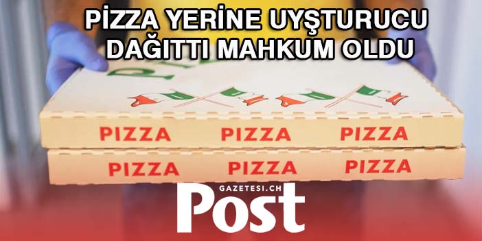 PİZZA KURYESİ KILIĞINDA UYUŞTURUCU SATTI