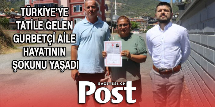 Tatil için geldikleri tapulu evlerine başkaları yerleşmiş