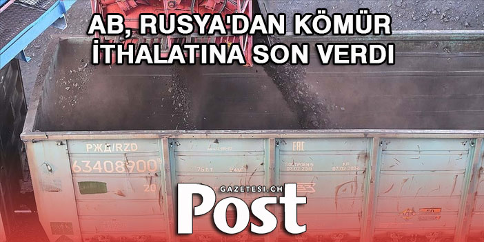 AB, Rusya'dan kömür ithalatına son verdi