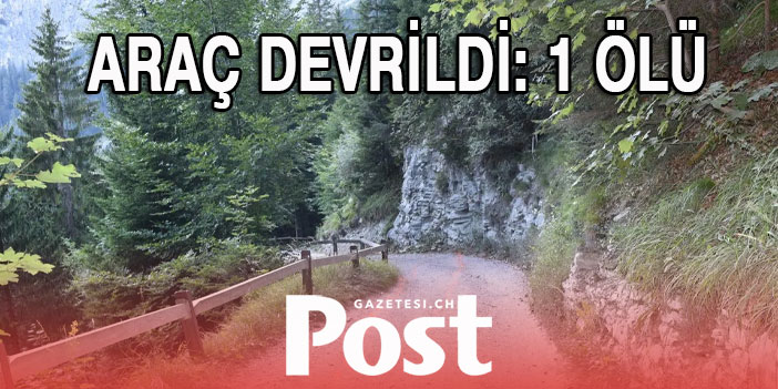 Graubünden’de bir araç devrildi ve bir kişi öldü