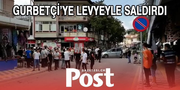 Trafikte tartıştığı gurbetçiye demir levyeyle saldırdı