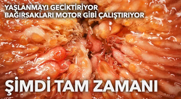 Şimdi tam zamanı: Yaşlanmayı geciktiriyor, kabızlığa iyi geliyor, bağırsakları motor gibi hızlı çalıştırıyor