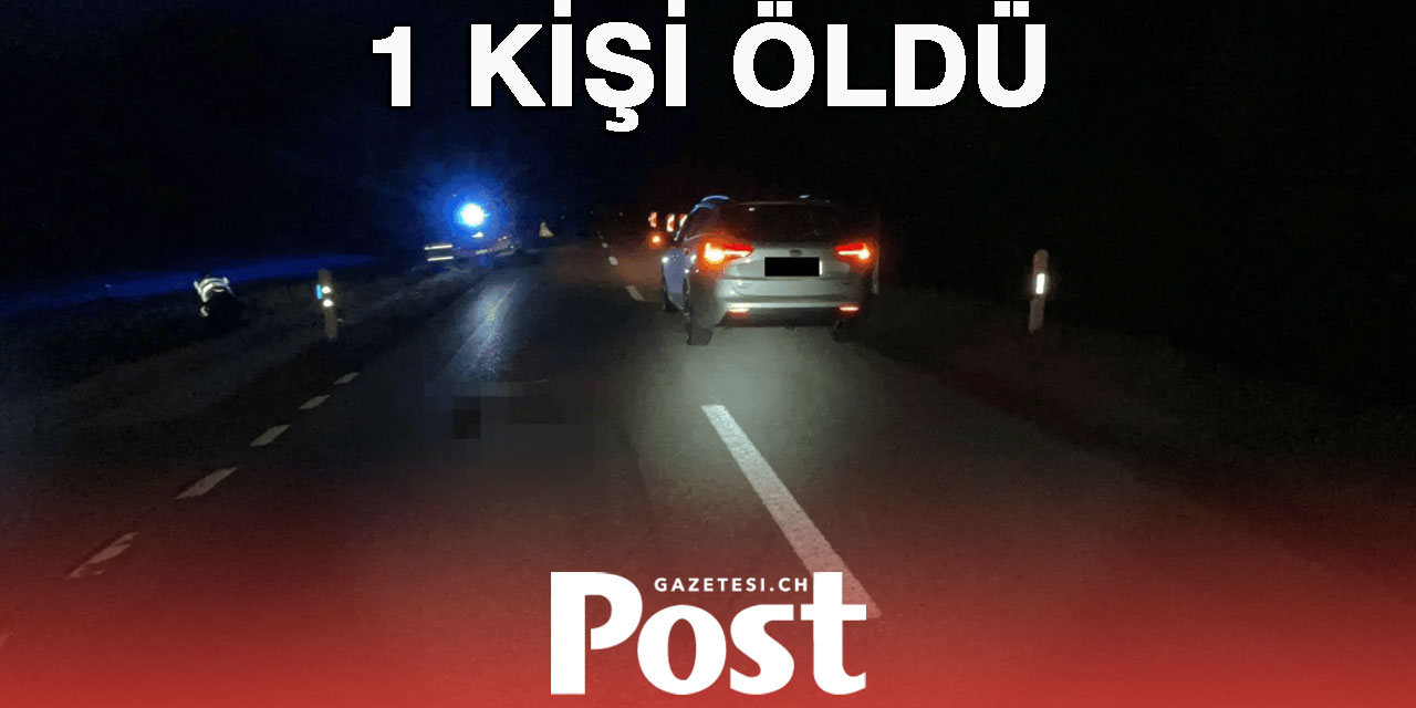 Solothurn'da 1 kişi öldü