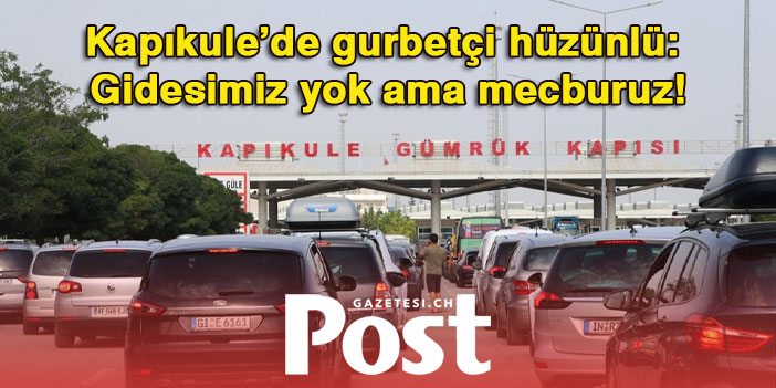 Kapıkule'de gurbetçi yoğunluğu yaşanıyor