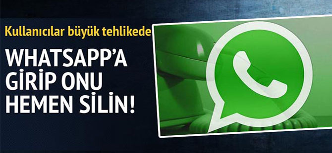 WHATSAPP KULLANANLAR DİKKAT