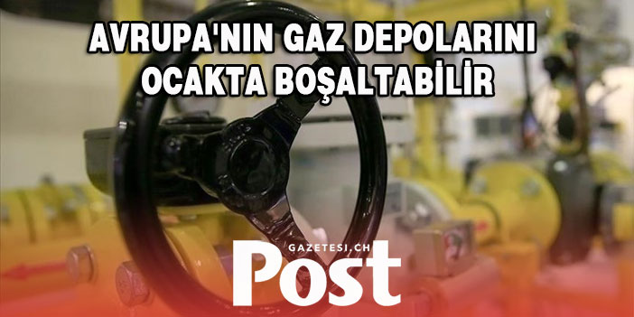 Soğuk kış, Avrupa'nın gaz depolarını ocakta boşaltabilir