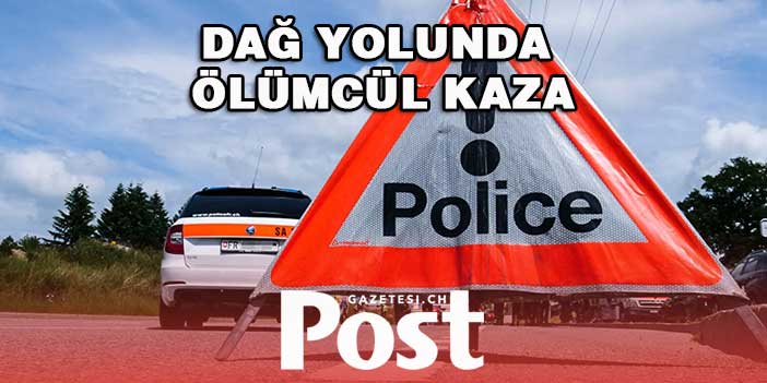 Dağ yolunda ölümcül kaza