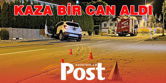 TRAFİK KAZASI BİR CAN ALDI