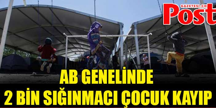 AB genelinde 2 bin sığınmacı çocuk kayıp