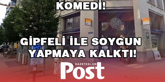 KOMEDİ! GİPFELİ İLE SOYGUN YAPMAYA KALKTI!