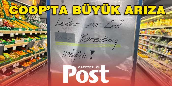 COOP’TA BÜYÜK ARIZA:  KARTLA ÖDEME MÜMKÜN DEĞİL!