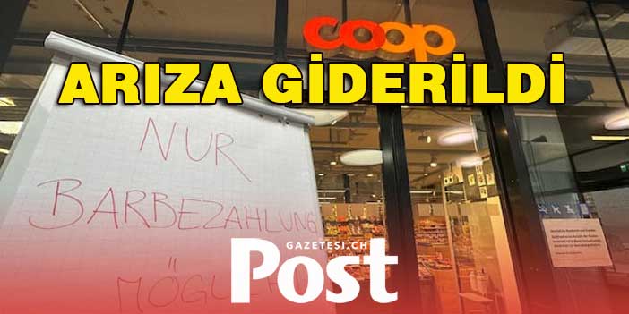 Coop’ta arıza giderildi