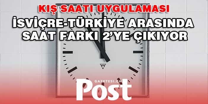 Yaz saati uygulaması Pazar günü sona eriyor