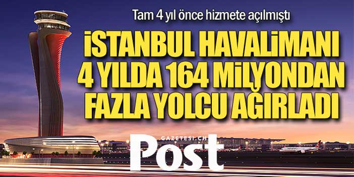 İstanbul Havalimanı 4 Yıldır Sektöre Hizmet Ediyor