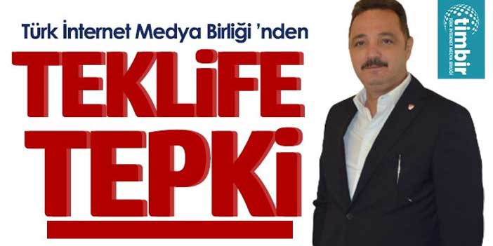 Türk İnternet Medya Birliği ’nden teklife tepki