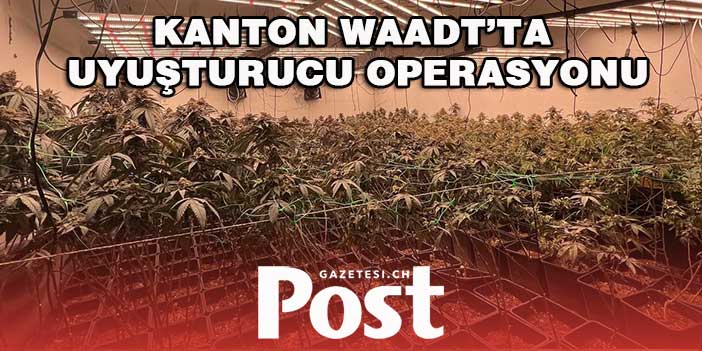 KANTON WAADT’TA UYUŞTURUCU OPERASYONU