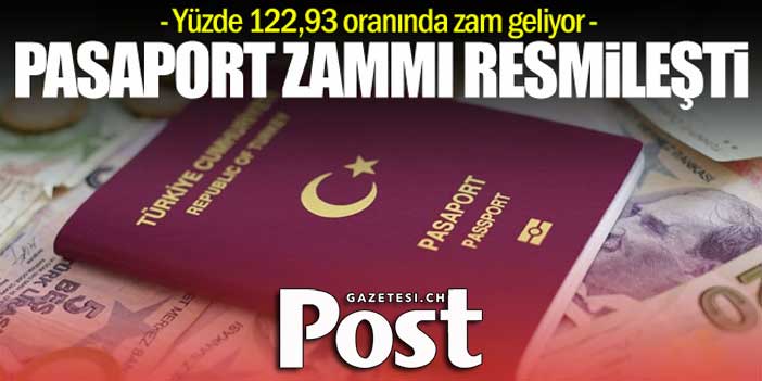 Pasaport Ücretlerine Zam Resmileşti!