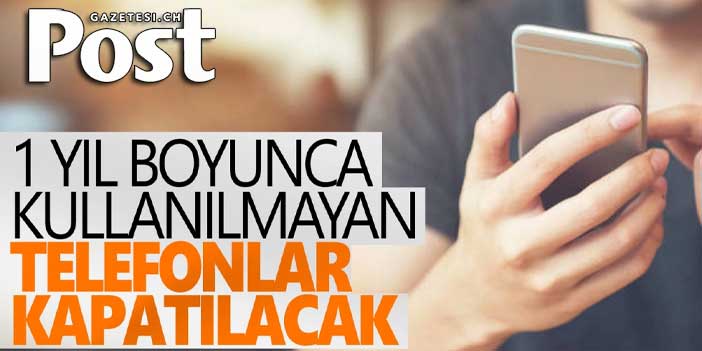 1 yıl kullanılmayan cep telefonlarına dikkat