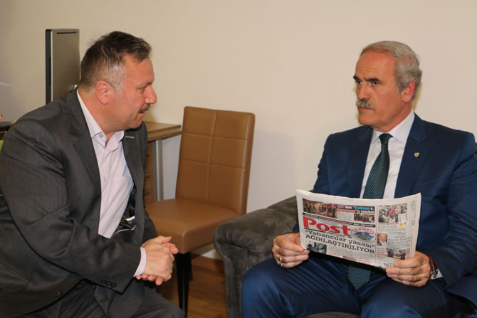 Altepe'den gazetemize ziyaret