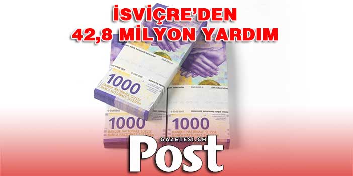 İsviçre, BM Filistinli Mülteciler Ajansına 42,8 milyon dolar yardımda bulunacak