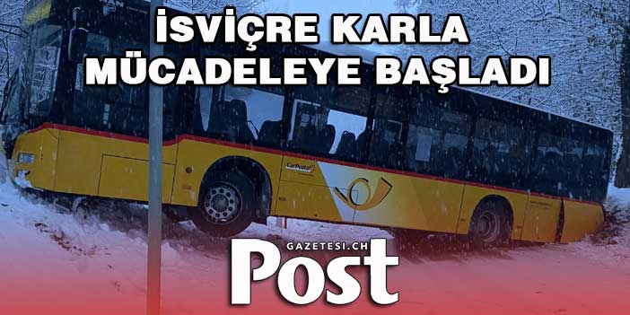 Patinajlar, kazalar, yaralanmalar - İsviçre'nin karla mücadelesi başladı