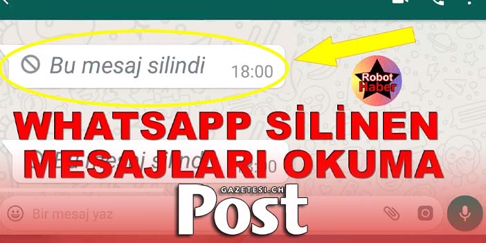 WhatsApp’ta silinen mesajlar geri yüklenebilecek