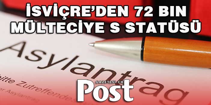 İsviçre’den 72 bin Ukraynalı mülteci (S) statüsü aldı