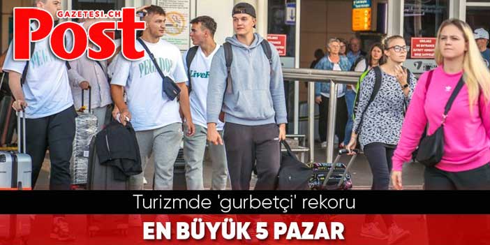 Turizmde gurbetçi rekoru!