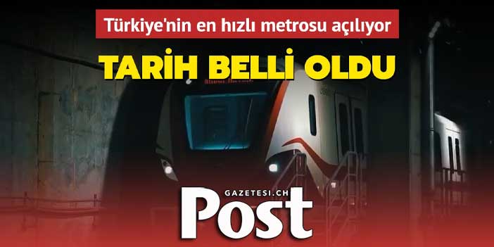 Kağıthane-İstanbul Havalimanı metro hattı 22 Ocak Pazar günü açılıyor