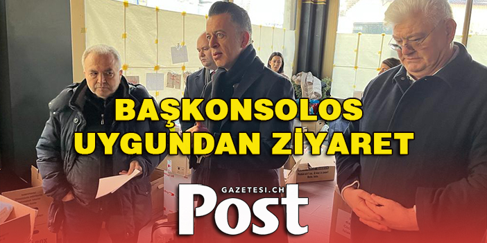 Başkonsolos Uygun yardım toplama merkezlerini ziyaret etti