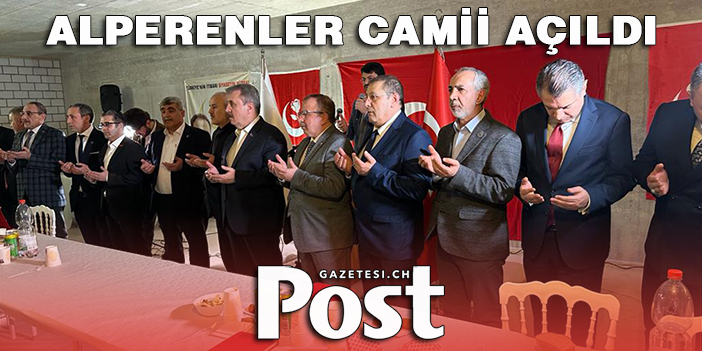 Alperenler Camii açıldı