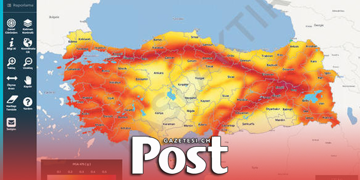 AFAD'dan adrese göre deprem tehlikesinin görülebildiği harita uygulaması