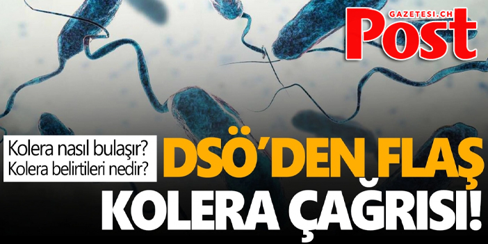 DSÖ’den kolera çağrısı