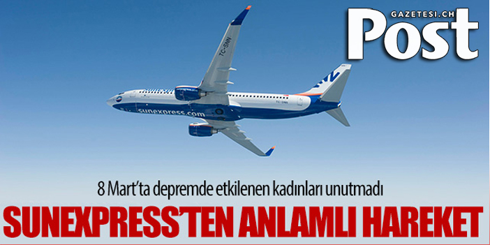 Sunexpress'ten anlamlı hareket