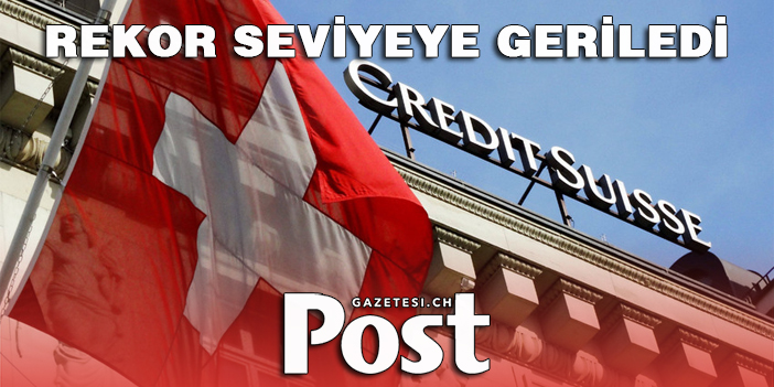 Credit Suisse'in hisseleri yüzde 10 düşerek rekor seviyeye geriledi