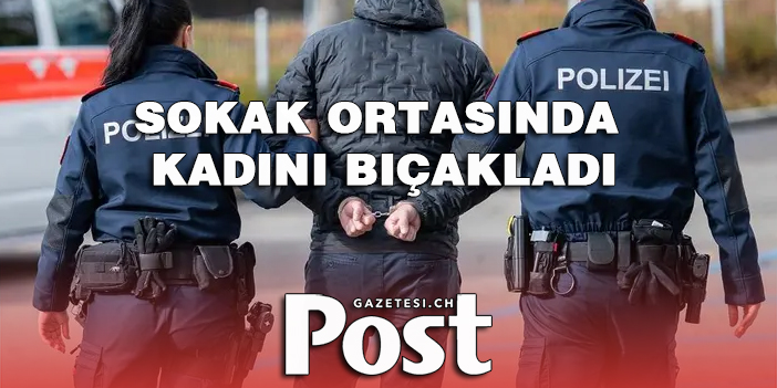 SOKAK ORTASINDA KADINI BIÇAKLADI