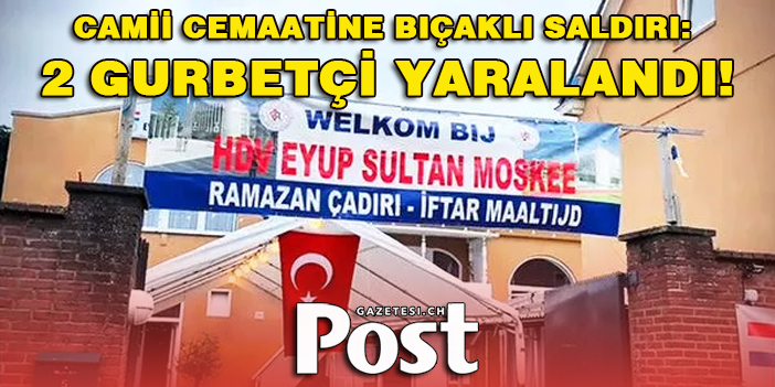 Camide bıçaklı saldırı! Cuma namazı dahil tüm ibadetler...