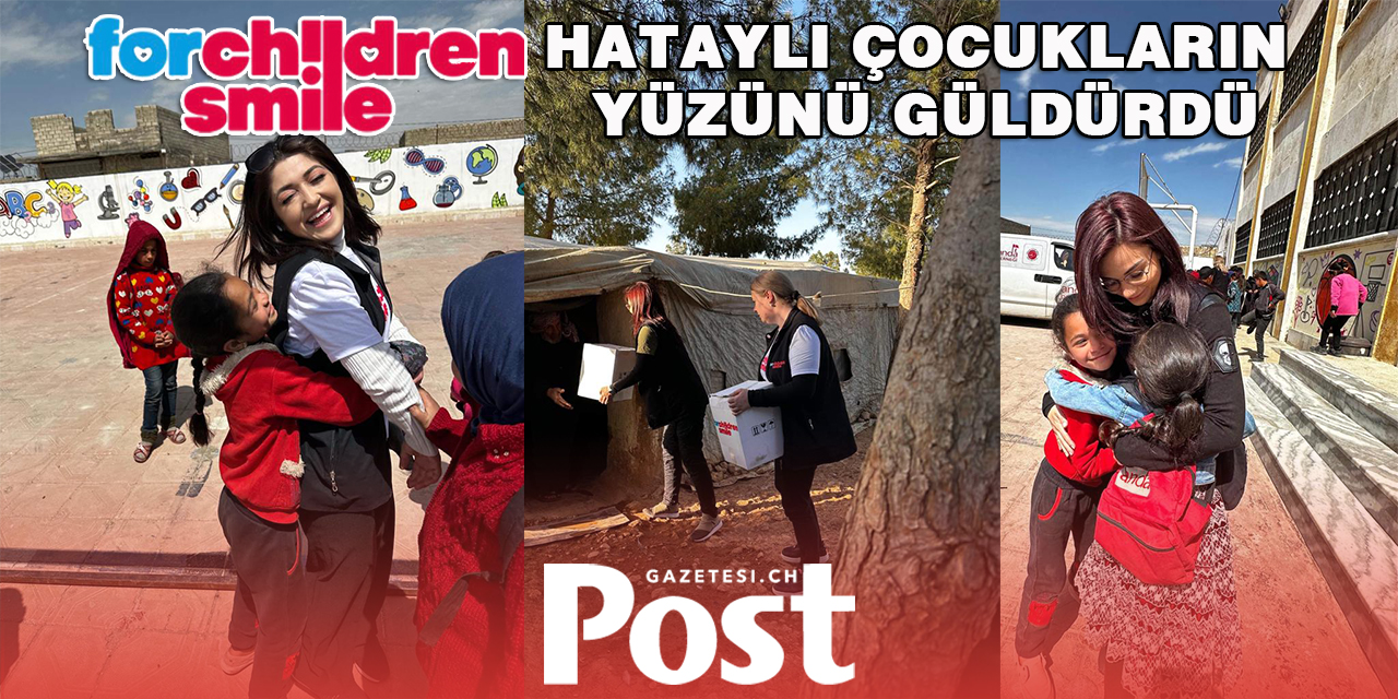 Hataylı çocukların yüzünü güldürdü