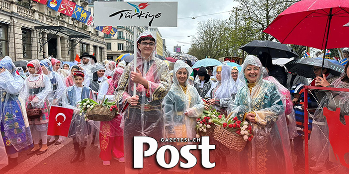 Türk çocukları bahar şenliğinde boy gösterdi