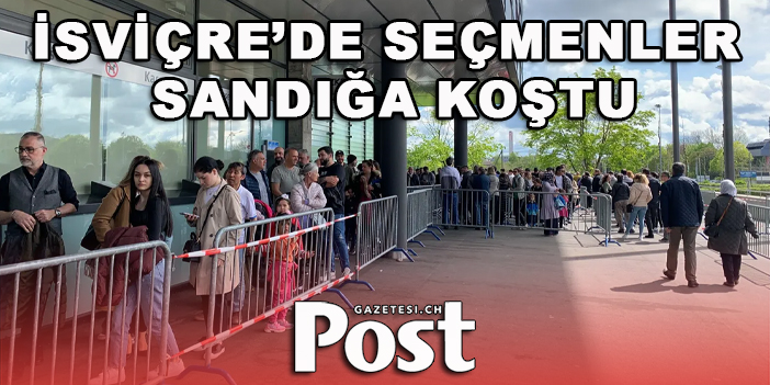 İSVİÇRE’DE SEÇMENLER SANDIĞA KOŞTU