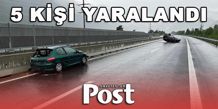 5 KİŞİ YARALANDI