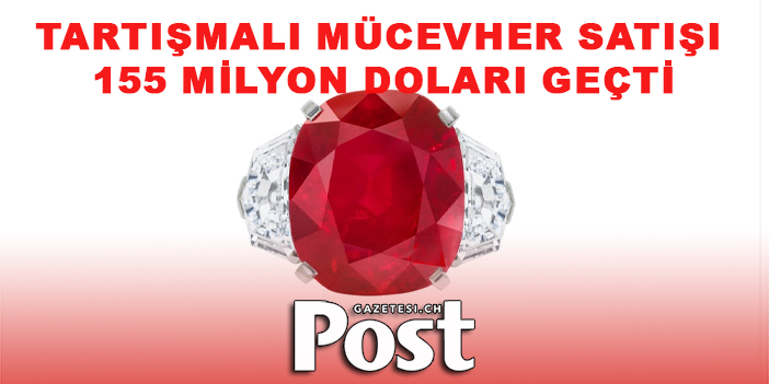 Tartışmalı mücevher satışı 155 milyon doları geçti