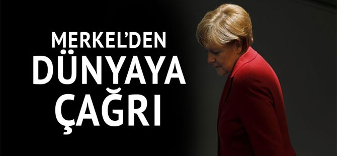 MERKEL'DEN İNSANİ YARDIM ÇAĞRISI