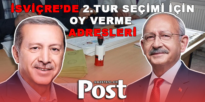 İkinci tur seçimi: İsviçre’de oy verme adresleri